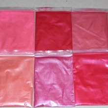 Розовый и красный цвет серии косметический порошок Слюды Пигмент использовать для помады теней для глаз Мыло