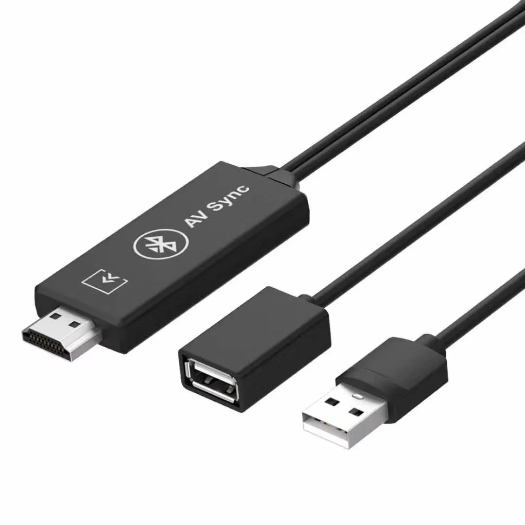 Bluetooth HDMI AV Cable Audio Video Adapter for iPhone XS MAX XR 6 7 8