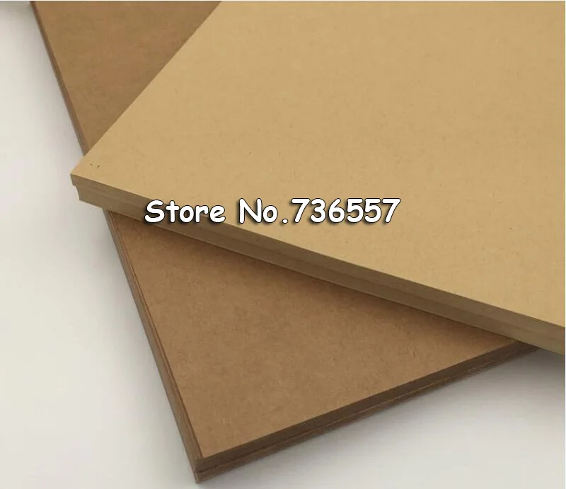

20pcs/lot A4 Wholesale! High quality A4 Thick Brown Kraft Paper Paperboard Cardboard Card Blank