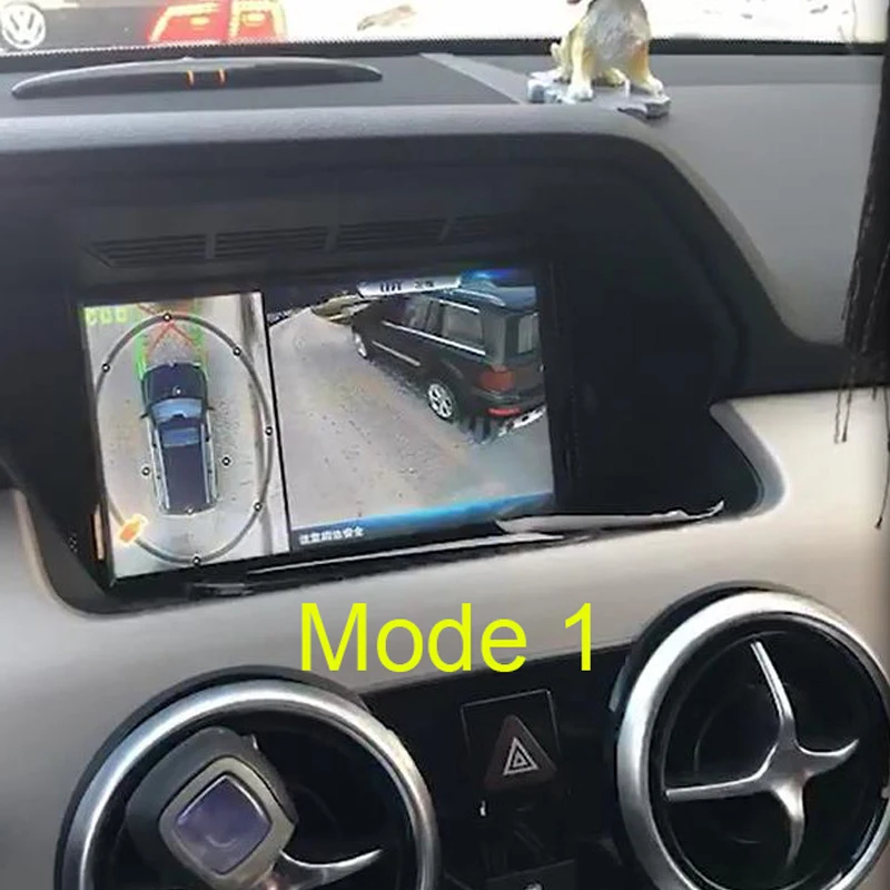 

2018 Newest Dual Mode 3D HD Surround View Monitoring System 360 Degree Driving Bird View Panorama Car Cameras 4-CH DVR Recorder