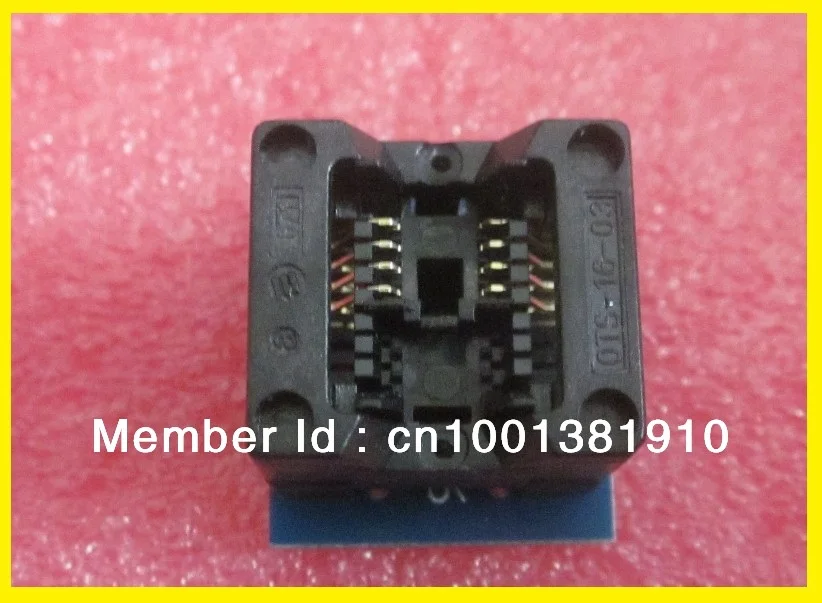 10PCS/LOT SOIC8 Adapter SOP8 to DIP8 150Mil IC Socket for USB universal Programmer TL866CS/TL866A/EZP2010/G540/SP300/RT809F/G840 |