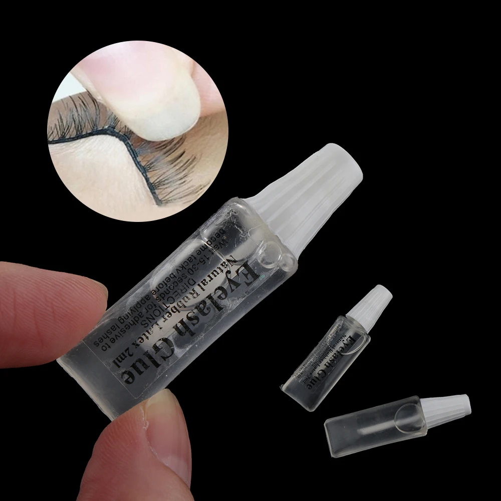 High quality False Eyelashes Glue Transparent/Black Lash Glue Eyelash Extension Adhesive Double Eyelid Beauty Makeup Tool