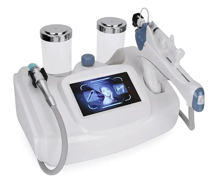 US $519.48 Multifunctional 2 In 1 Water Peeling Small Bubble Facial Rf Machine Skin Meso Injection Mesotherapy Gun For Salon Use DHL