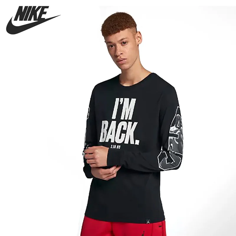 

Original New Arrival 2018 NIKE Men's T-shirts Long sleeve Sportswear