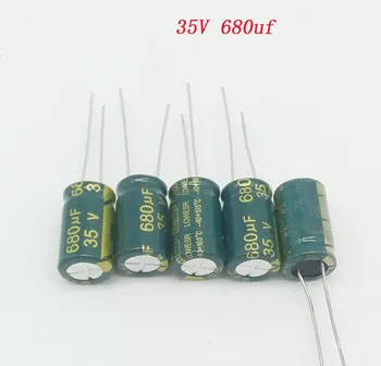 

10PCs/lot 10V 25V 35V 470uf 680uf 1000UF High Frequency Capacitor Low Resistance For 15A 30A ESC RC Drone FPV Racing Spare Parts