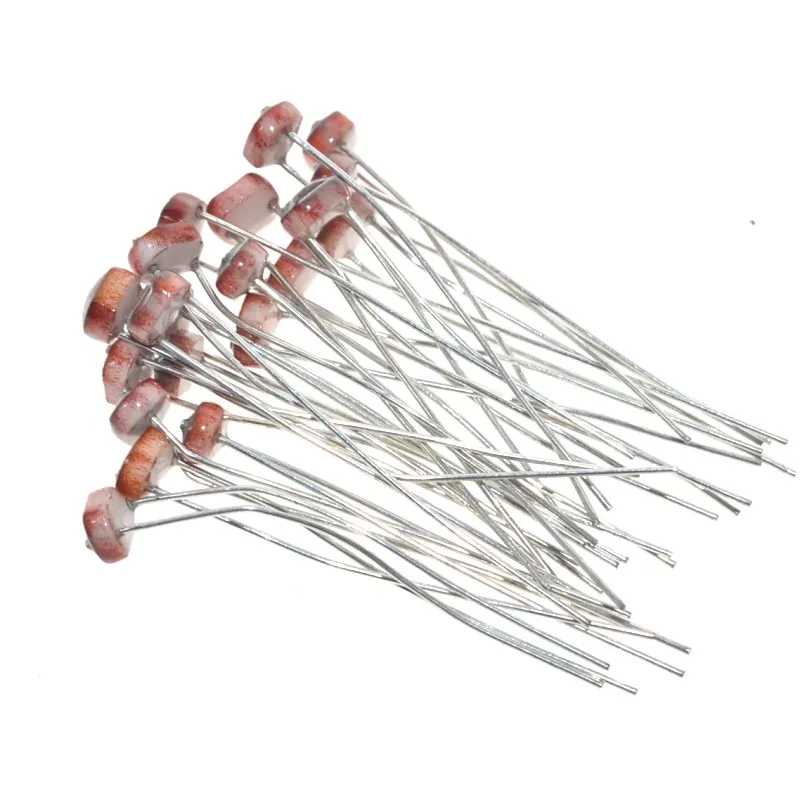 20pcs 5506 5516 5528 5537 5539 Light Dependent Resistor LDR 5MM Photoresistor wholesale retail Photoconductive resistance