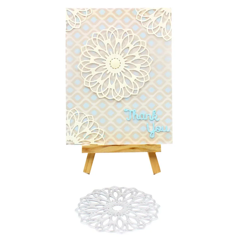 

VUAWRTG Flower Doily Metal Cutting Dies Stencils for DIY Scrapbooking/photo album Decorative Embossing DIY Paper Cards