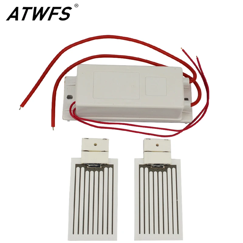 Озоновый очиститель воздуха ATWFS Портативный озоновый генератор 7 г 220 В/110 В/12 В + 2