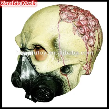 

Top Quality Halloween Party Cosplay Adults' BRAND NEW Nuclear Fallout Gas Mask Zombie Deluxe Adult Latex Gas SKULL MASK