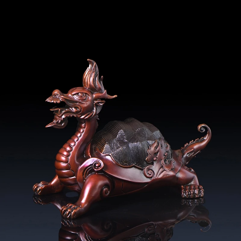 Oriental Galerie Dekofigur Drache Drachen Garten Steinfigur Antik Finish 85 Cm 1 St S0d7r02o
