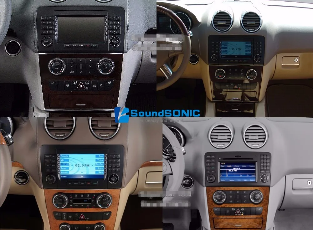 Clearance Pure Android 8.1 System HD Screen For Mercedes ML350 M300 ML450 ML500 Autoradio GPS System Car Stereo System Media Multimedia 3