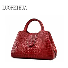 Женские сумки из натуральной кожи новые роскошные сумки с узором "крокодиловая кожа" бренд сумки женские сумочки женские дизайнерские сумки