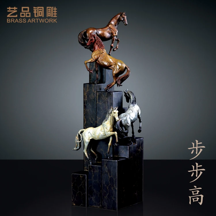 

A BBK eptang copper ornaments gifts housewarming opening office decoration room
