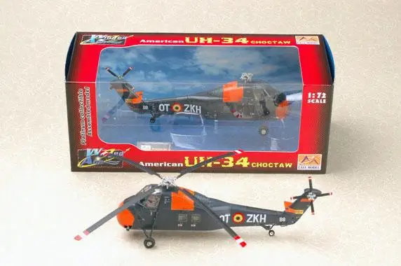 Belgique AF H-34 HSS-1 seabat Choctaw Hélicoptère 1/72 fini Easy model