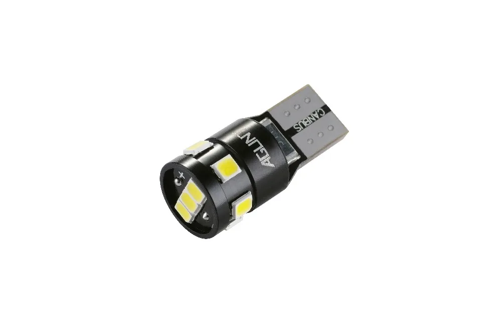 AGLINT 10 шт. T10 5w5 Led Canbus Нет ошибки для W5W 194 168 2825 9-SMD 2835 для автомобиля Купол Карта двери багажника номерного знака огни белый