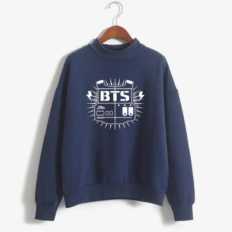 BTS 5Colors Korean Style K Pop Women Hoodies Sweatshirts Print Letter BTS Hoodies Outwear Hip-Hop Bangtan Boys Jimin Clothes Hoodies