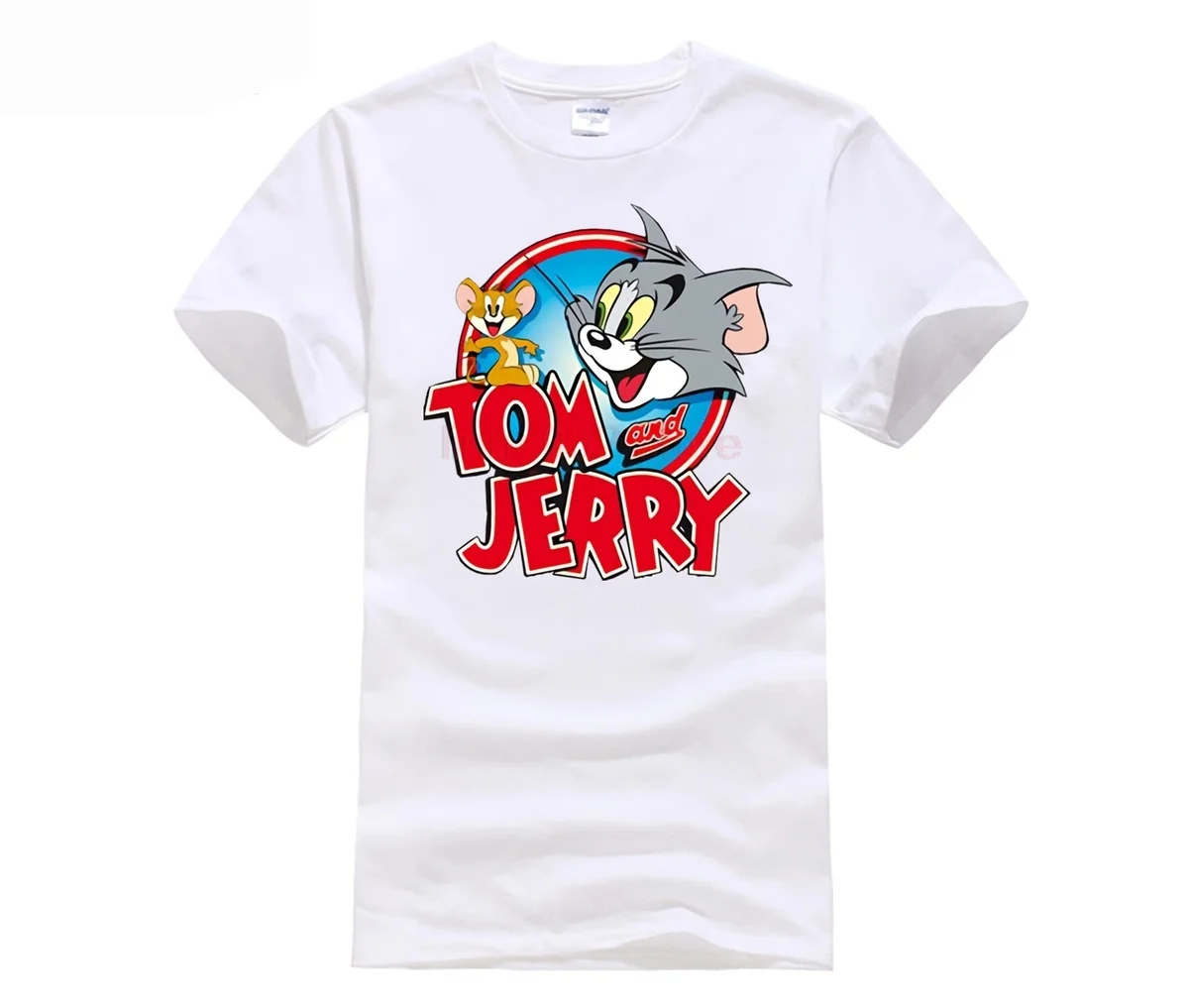 

Gildan Creature 2019 Men Tshirt Tom And Jerry Men's T Shirt Funny Casual S-3xl T-Shirt Man Vintage Hot Sale Cotton O-Neck
