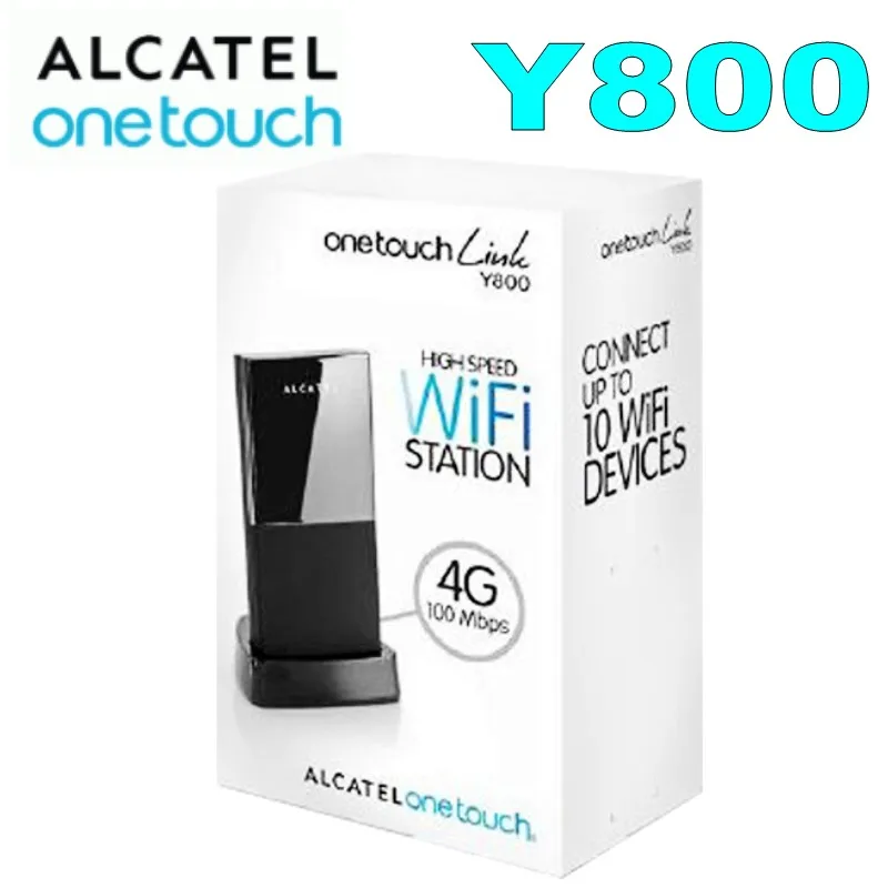 Лот из 100 шт. разблокированный сотовый телефон Alcatel One Touch Y800 4 аппарат не привязан к оператору сотовой связи FDD 100 Мбит/с мобильного точку доступа Wi-Fi 3g Беспроводной