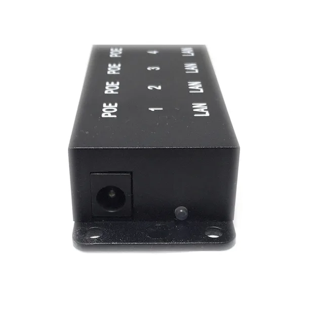 PoE for security camera with 48v 60W AC Adapter 8 port 100Mbps Power Over Ethernet Injector for Hikvision IP camera 3