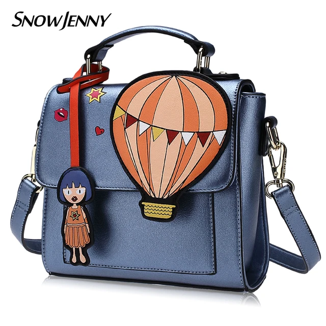2016 Новый SnowJenny SJ Brand Design Art Воздушный Шар Женщины Сумочку Женщины Сумка Сумка Сумки