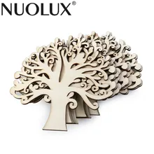 10 шт пустые деревянные украшения для дерева для рукоделия украшения для свадебной вечеринки(цвет дерева