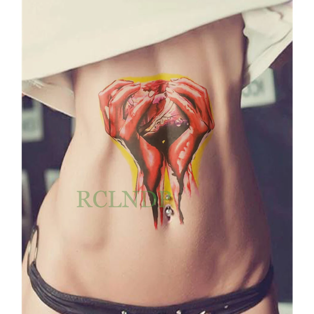 Водостойкая временная татуировка наклейка разбитое сердце тату наклейка s флэш-тату поддельные татуировки для мужчин женщин