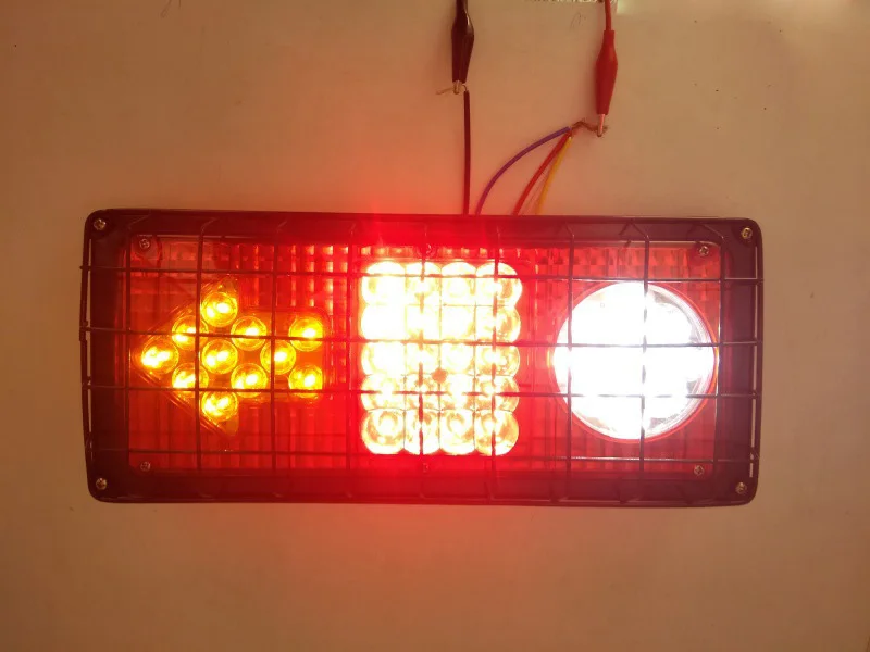 2 шт. 33LED задняя фара автомобиля 24 В Грузовик Трейлер задние фонари стоп-сигнал поворота лампа заднего хода 2 шт. 33LED задняя фара автомобиля 24 В Грузовик Трейлер задние фонари стоп-сигнал поворота лампа заднего хода