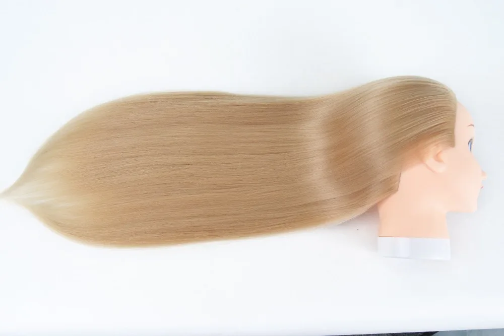 24' мультфильм Профессиональный манекен для волос практика укладки парик голова Парикмахерская кукла Обучение манекен голова