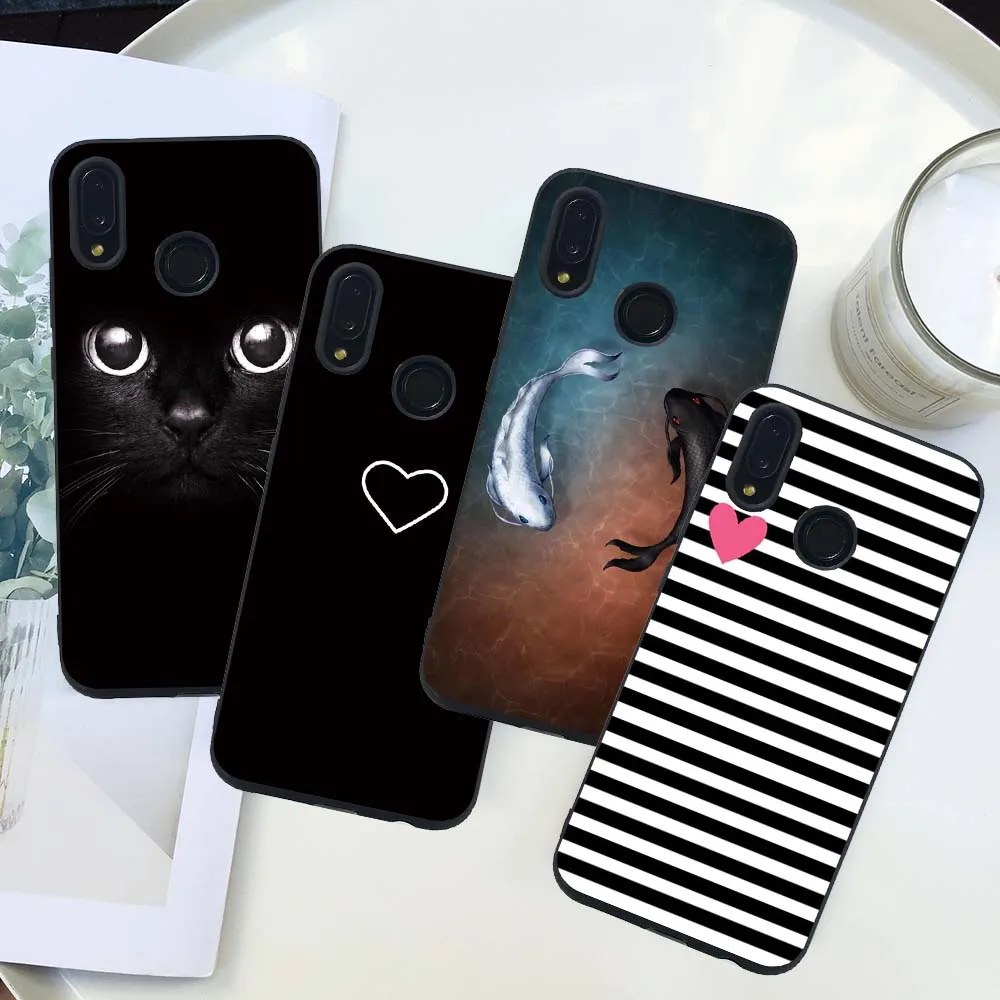 Противоударный чехол s для huawei GR5 Honor Note 10 8 6A 6X 6C Pro 7A 7C 7X8 Lite Кот рыба мрамор Звезды