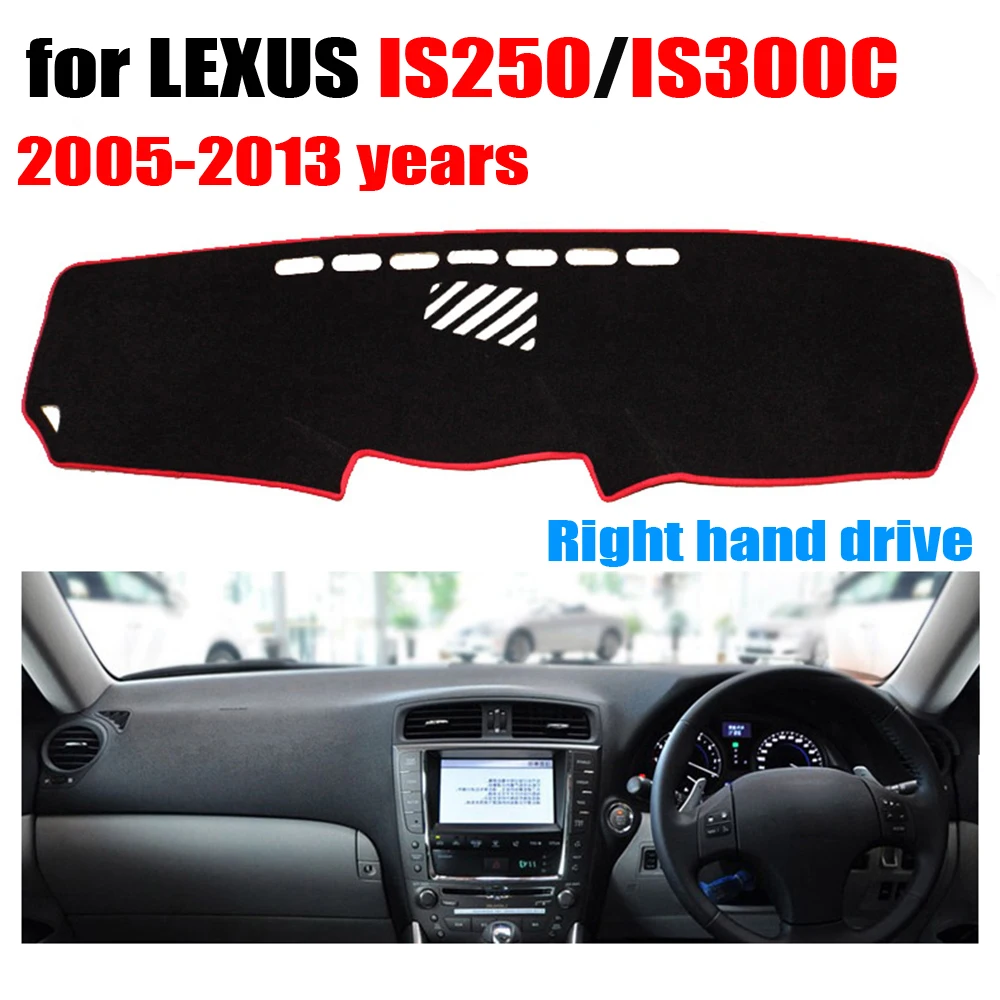 Крышка приборной панели автомобиля RKAC для LEXUS IS250 IS300C 2005-2013 гг. правый руль коврик