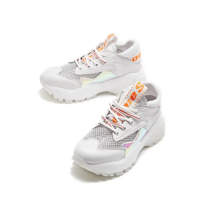 Vrouw Plate White Vulcanisées forme 2019 Femmes Dames Tenis Chaussures Delivr Schoenen Papa Épaisse Chunky De Semelle Harajuku Feminino 7qgxUw4a
