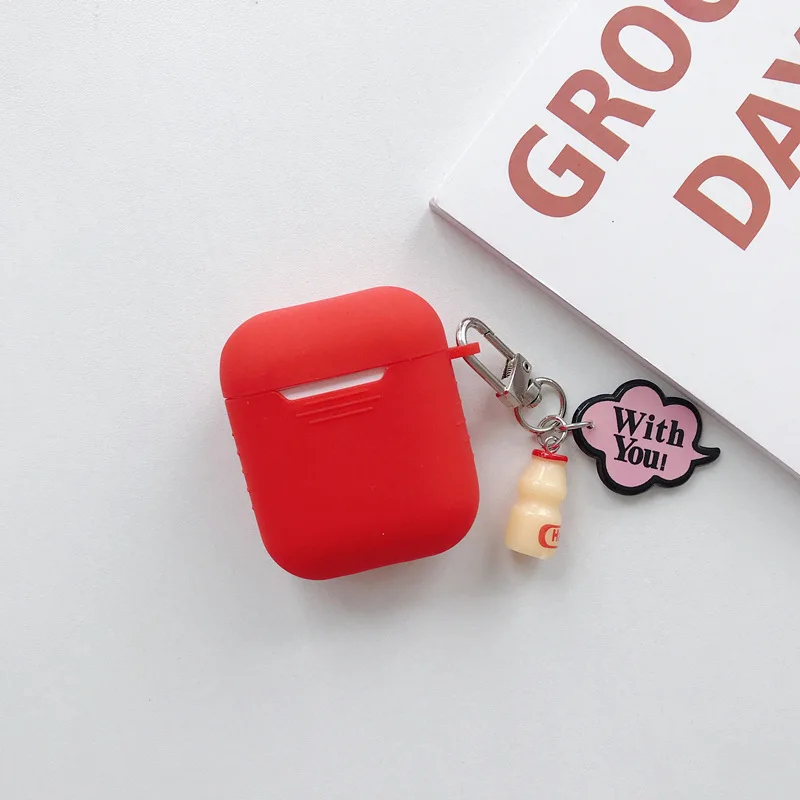 Cartoon Wireless Bluetooth Earphone Case For Apple AirPods Cute Silicone Charging Headphones Cases for Airpods Protective Cover (4)