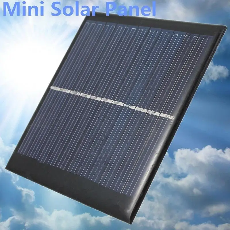 

6V 1W 10 50 80 Pcs / pack Mini Solar Power Panel DIY For Battery Cell Phone Chargers Portable Solar Panel