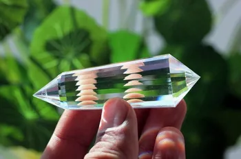 

24 Sided Vogel Style Natural Clear Quartz Crystal Wand DT Point Healing 52g