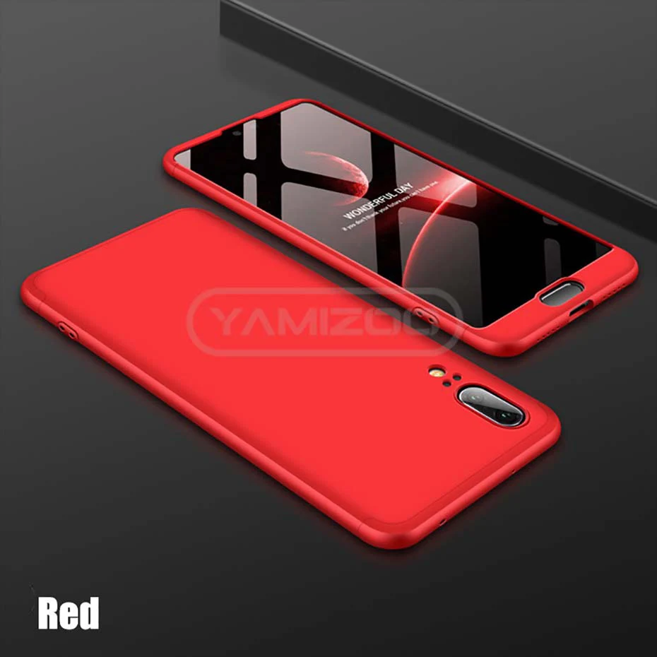 YAMIZOO 360 Full Cover For Huawei P20 P10 Lite Case Luxury Hard Phone Case P10 Plus With Glass Case For Huawei P20 Pro Case On (7)