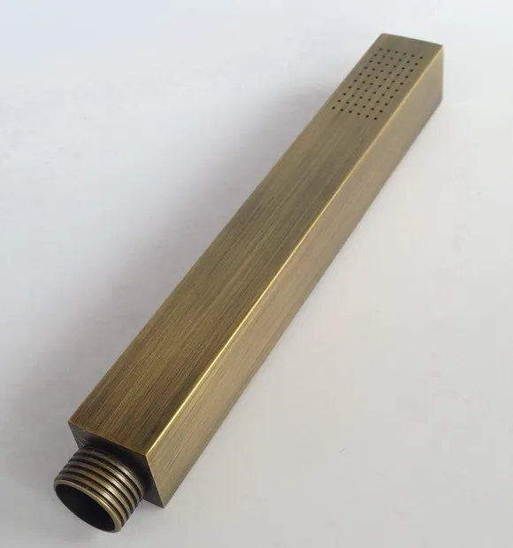 Antique Brass Square Shaped Bathroom Handheld Shower Heads Chh008in Shower Heads from Home