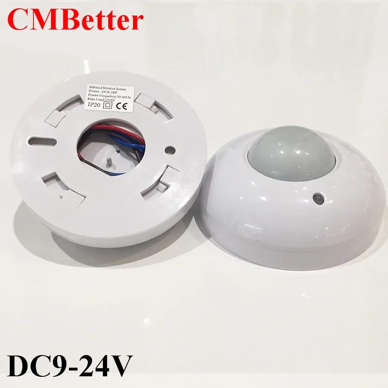 

360 degree LED sensor wall switch DC9-24V Auto PIR infrared motion sensor switch for led Ceiling light PIR motion sensor