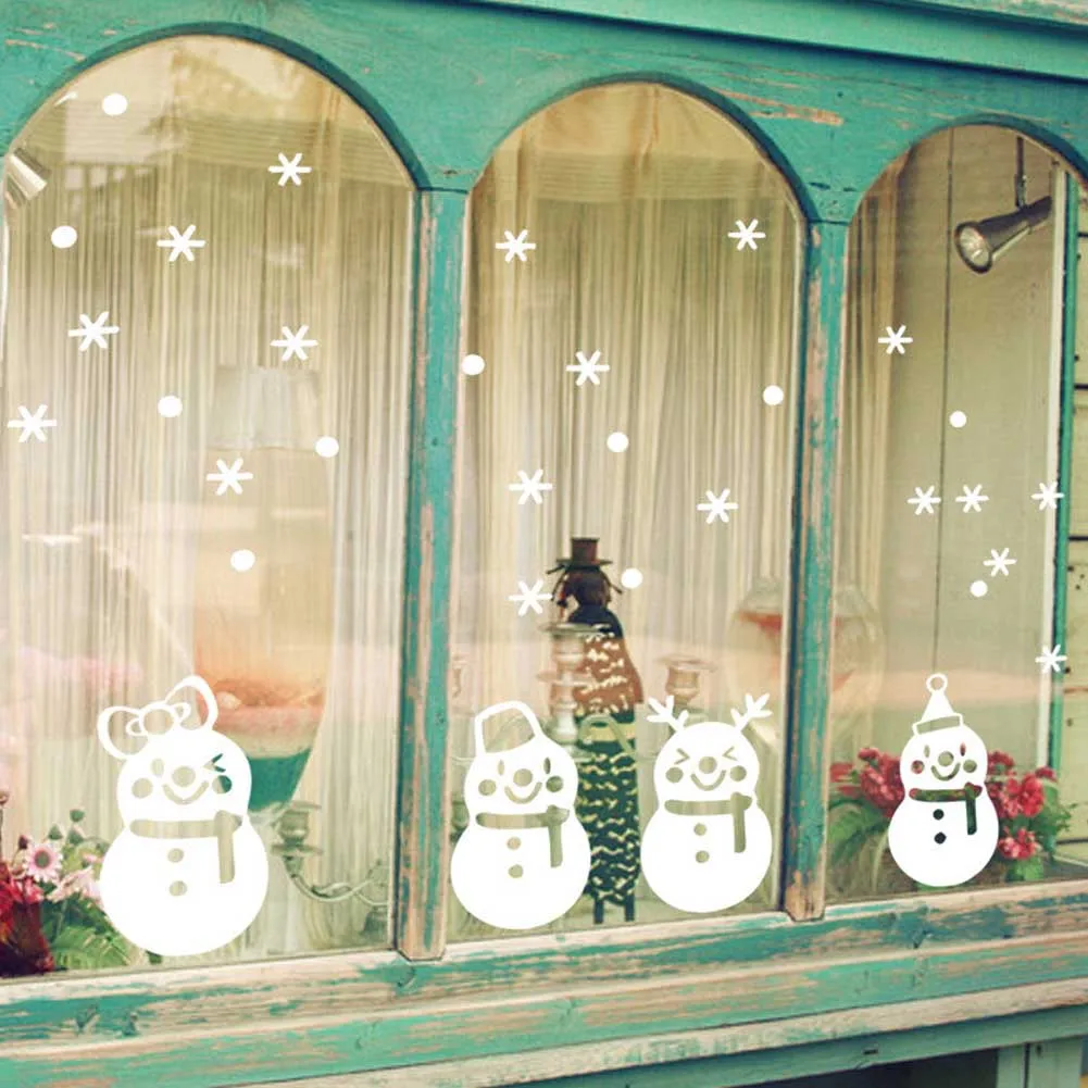 2018 Christmas Snowman Wall Stickers Xmas Frozen Snow Flakes Wall Decor Wall PVC Stickers Christmas Design Decal 2018 Christmas Snowman Wall Stickers Xmas Frozen Snow Flakes Wall Decor Wall PVC Stickers Christmas Design Decal