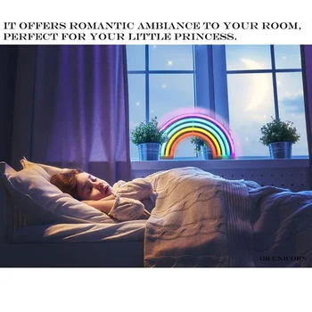 

1 Pcs LED Light Lamp Rainbow Neon Sign Decoration For Christmas Birthday Party Home LO88