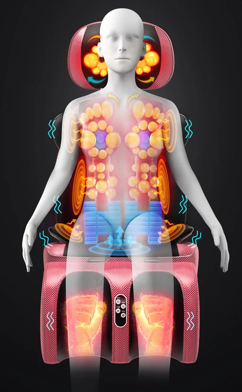 Coluna Cervical massageador multi função de vibração