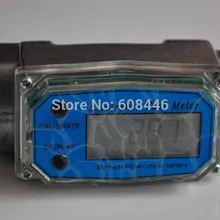 3/Упаковка 3/4 дюймов турбины цифровые дизельные овальная шестерня расходомер топлива BSPT/NPT л/мин галлон