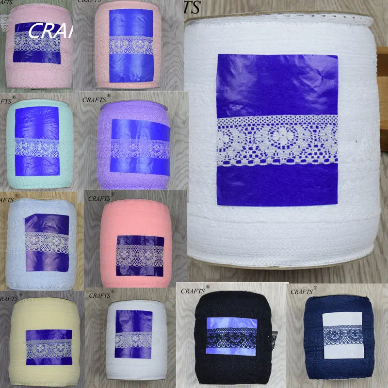 

wholesale ! 300 yards high quality White lace ribbon / width 40mm, diy clothing, dress, jewelry and other accessories 10 colors