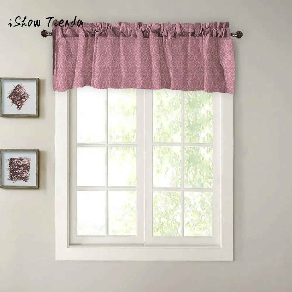 

Valance Curtains Extra Wide and Short Window Treatment Room Divider Curtain Modern Kitchen Living Bathroom Home Decoration
