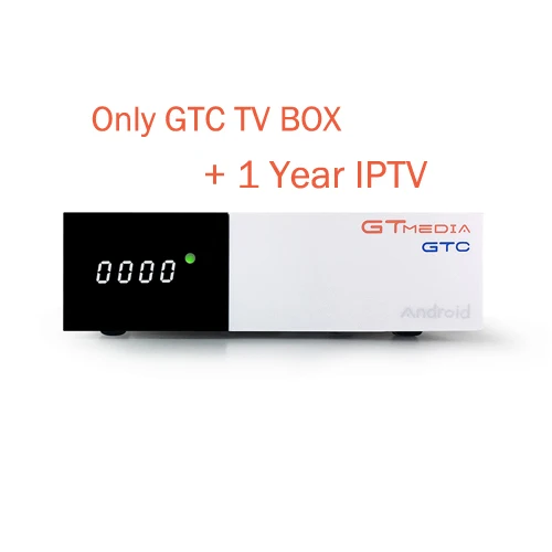 Freesat/GTmedia GTC спутниковый ресивер DVB-T2/S2/кабель ISDBT android 6,0 2 ГБ 16 ГБ+ 1 год IP tv/cccam декодер PK X96MIMI tv BOX - Цвет: GTC With 1 Year IPTV