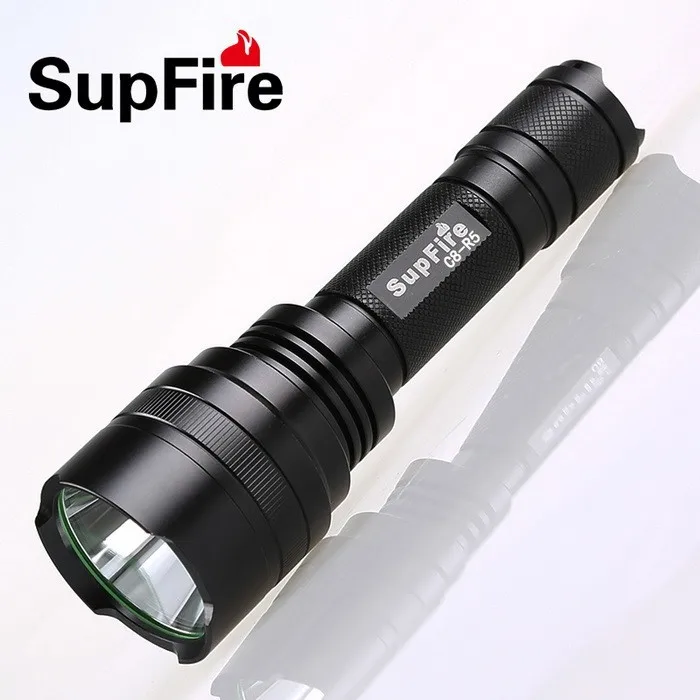 SupFire C8 CREE T6 1100 люмен Перезаряжаемые светодиодный фонарик свет 10 Вт Водонепроницаемый фонарик светодиодный фонарик 18650 Батарея