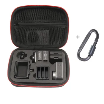 

Portable case PU waterproof shock absorber bag border battery charger spare parts storage bag for dji osmo aciton sport camera