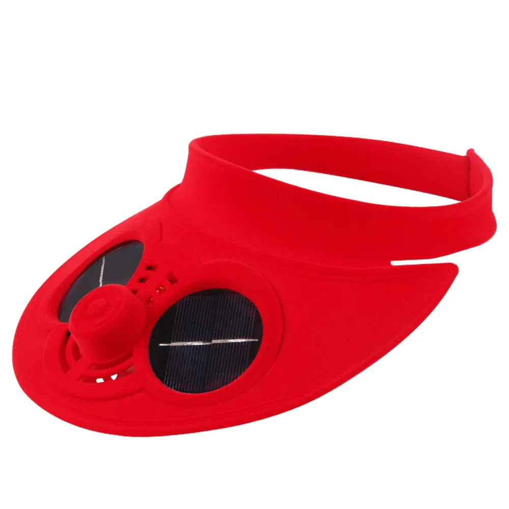 

Child Outdoor Sports Empty Top Hat with Solar Powered Fan girls Cooling Fan Cap 2018