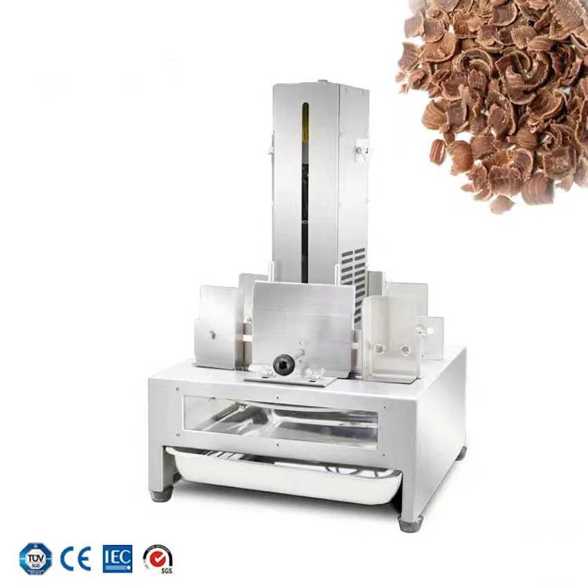 

Commercial fully automatic stainless steel chocolate cutting machine Electric chocolate cutting tool chocolate shaving machine