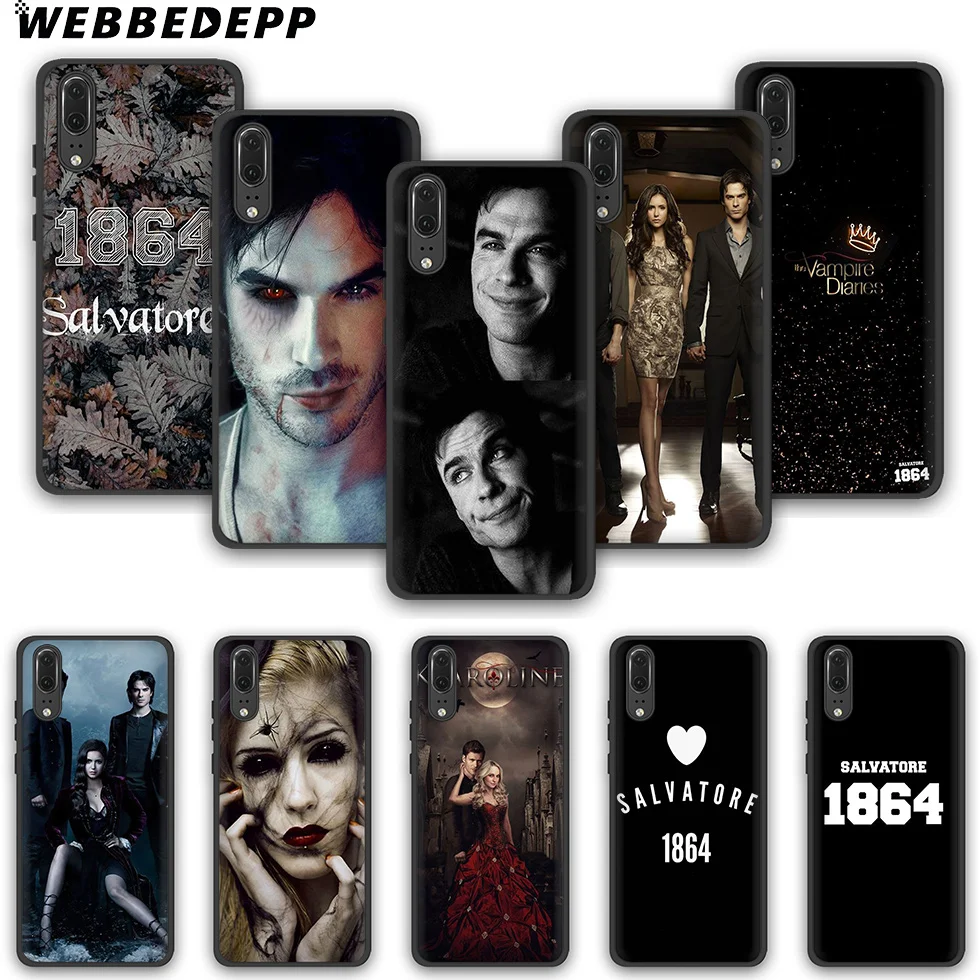 

WEBBEDEPP The Vampire Diaries Stefan Damon TPU phone case for Huawei P10 P20 P30 Lite Pro Y6 Y7 prime 2018 Y9 2019