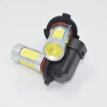 2 шт./лот 9005/HB3 светодиодный лампы автомобиля источник света для автомобиля проектор DRL Вождения Противотуманные лампы 12 V 6000 K белый дневной Бег огни